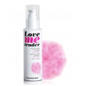 Съедобное согревающее массажное масло Love Me Tender Cotton Candy с ароматом сладкой ваты - 100 мл. - Love to Love - купить с доставкой в Челябинске
