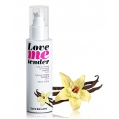 Съедобное согревающее массажное масло Love Me Tender Vanilla с ароматом ванили - 100 мл. - Love to Love - купить с доставкой в Челябинске