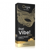 Съедобный гель Dual Vibe Pina Colada с эффектом вибрации и вкусом коктейля пина колада - 15 мл. - ORGIE - купить с доставкой в Челябинске
