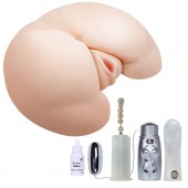 Вибрирующий мастурбатор-попка с ротацией и пультом управления - Baile - в Челябинске купить с доставкой