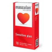 Презервативы Masculan Sensitive plus - 10 шт. - Masculan - купить с доставкой в Челябинске