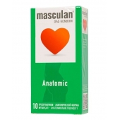 Презервативы анатомической формы Masculan Anatomic - 10 шт. - Masculan - купить с доставкой в Челябинске