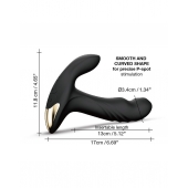 Черный вибромассажер простаты Multi P-Joy с 3 моторами - Dorcel - в Челябинске купить с доставкой