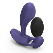 Темно-синий вибромассажер Witty P G Vibrator with Remote Control - Love to Love - в Челябинске купить с доставкой
