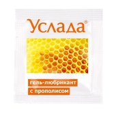 Гель-лубрикант «Услада с прополисом» - 3 гр. - Биоритм - купить с доставкой в Челябинске