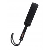 Черный кожаный пэддл - 37 см. - Pecado - купить с доставкой в Челябинске