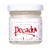 Массажная свеча Caramel   Popcorn - 35 мл. - Pecado - купить с доставкой в Челябинске