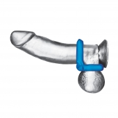 Комплект из 2 эрекционных колец-восьмерок 2-Pack Duo Cock And Ball Stamina Enhancement Ring - BlueLine - в Челябинске купить с доставкой