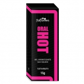 Гель для оральных ласк Oral Hot с согревающим эффектом - 15 гр. - HotFlowers - купить с доставкой в Челябинске