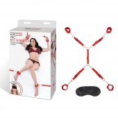 Красная фиксация на матрас Classic Bedspreader - Lux Fetish - купить с доставкой в Челябинске