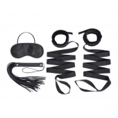 Эротический набор 4PC Bondage Bed Strap   Flogger Kit - Lux Fetish - купить с доставкой в Челябинске