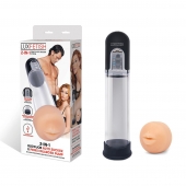 Автоматическая вакуумная помпа-мастурбатор Blowjob Auto Sucker Penis Enlarger Pump - Lux Fetish - в Челябинске купить с доставкой