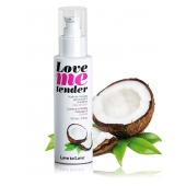Съедобное согревающее массажное масло Love Me Tender Cocos с ароматом кокоса - 100 мл. - Love to Love - купить с доставкой в Челябинске