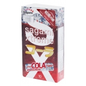 Ароматизированные презервативы Sagami Xtreme COLA - 10 шт. - Sagami - купить с доставкой в Челябинске