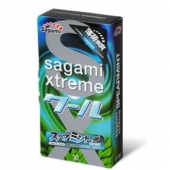 Презервативы Sagami Xtreme Mint с ароматом мяты - 10 шт. - Sagami - купить с доставкой в Челябинске
