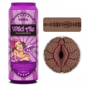 Коричневый мастурбатор-вагина Pleasure Brew Masturbator-Wild Ale в банке - Lovetoy - в Челябинске купить с доставкой