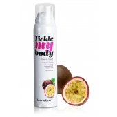 Массажная хрустящая пенка Tickle my body с ароматом маракуйи - 150 мл. - Love to Love - купить с доставкой в Челябинске
