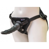 Комплект из трусиков Harness и двух насадок - 20,5 и 18 см. - LOVETOY (А-Полимер) - купить с доставкой в Челябинске