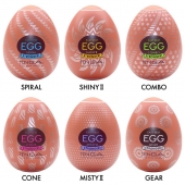 Набор из 6 мастурбаторов-яиц Tenga Egg Variety Pack V - Tenga - в Челябинске купить с доставкой