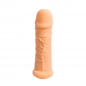 Телесный фаллоудлинитель Extra Size Bubbles - 15,5 см. - Lola Games - в Челябинске купить с доставкой