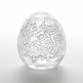 Мастурбатор-яйцо Keith Haring EGG PARTY - Tenga - в Челябинске купить с доставкой