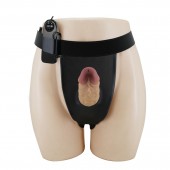 Полый вибрострапон на регулируемых трусиках Draven - 17,5 см. - Baile - купить с доставкой в Челябинске