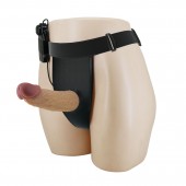 Полый вибрострапон на регулируемых трусиках Draven - 17,5 см. - Baile - купить с доставкой в Челябинске