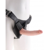 Страпон на виниловых трусиках Strap-on Harness Cock - 17,8 см. - Pipedream - купить с доставкой в Челябинске