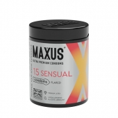Анатомические презервативы MAXUS Sensual - 15 шт. - Maxus - купить с доставкой в Челябинске
