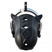 Черный замок верности Extreme Silicone Cock Blocker - Pipedream - купить с доставкой в Челябинске