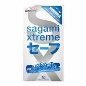 Презервативы Sagami Xtreme Ultrasafe с двойным количеством смазки - 10 шт. - Sagami - купить с доставкой в Челябинске