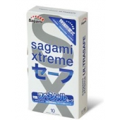 Презервативы Sagami Xtreme Ultrasafe с двойным количеством смазки - 10 шт. - Sagami - купить с доставкой в Челябинске