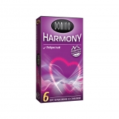 Презервативы с рёбрышками Domino Harmony - 6 шт. - Domino - купить с доставкой в Челябинске