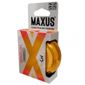Презервативы анатомической формы Maxus Sensual - 3 шт. - Maxus - купить с доставкой в Челябинске