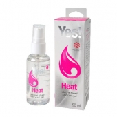 Возбуждающая силиконовая вагинальная смазка Yes Heat - 50 мл. - Sitabella - купить с доставкой в Челябинске