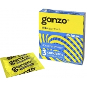 Классические презервативы с обильной смазкой Ganzo Classic - 3 шт. - Ganzo - купить с доставкой в Челябинске