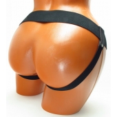 Трусики для страпона коричневого цвета - БДСМ Арсенал - купить с доставкой в Челябинске