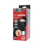 Двусторонний мастурбатор REALSTUFF 2 IN 1 HUMMER MOUTH   VAGINA - ротик и вагина - Dream Toys - в Челябинске купить с доставкой
