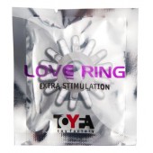 Прозрачное гелевое эрекционное кольцо с шипиками - Toyfa Basic - в Челябинске купить с доставкой