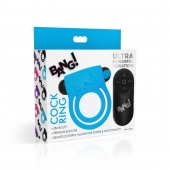 Голубое эрекционное виброкольцо 28X Remote Control Vibrating Cock Ring   Bullet - XR Brands - в Челябинске купить с доставкой