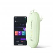 Зеленый вибромассажер в трусики Magic Motion Nyx - 8,8 см. - Magic Motion