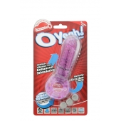 Фиолетовое эрекционное кольцо с вибрацией и пальчиком OYEAH PURPLE - Screaming O - в Челябинске купить с доставкой