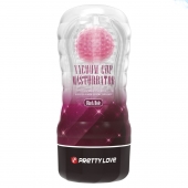 Прозрачный текстурированный мастурбатор Vacuum Cup Masturbator Black Hole - Baile - в Челябинске купить с доставкой