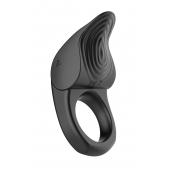 Черное эрекционное виброкольцо Vibro Lust Ring - MALESATION - в Челябинске купить с доставкой