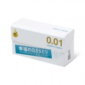 Увлажнённые презервативы Sagami Original 0.01 Extra Lub - 12 шт. - Sagami - купить с доставкой в Челябинске