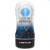 Прозрачный текстурированный мастурбатор Vacuum Cup Masturbator Planet - Baile - в Челябинске купить с доставкой