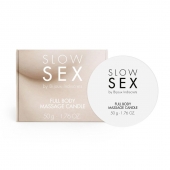 Массажная свеча для всего тела Slow Sex - 50 гр. - Bijoux Indiscrets - купить с доставкой в Челябинске