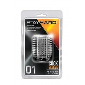 Прозрачная насадка с шипами STAY HARD COCK SLEEVE 01 CLEAR - Blush Novelties - в Челябинске купить с доставкой