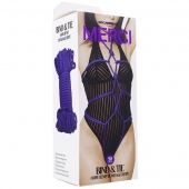 Фиолетовая верёвка для связывания и фиксации Bind Tie - 15,24 м. - Doc Johnson - купить с доставкой в Челябинске