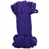 Фиолетовая верёвка для связывания и фиксации Bind Tie - 15,24 м. - Doc Johnson - купить с доставкой в Челябинске